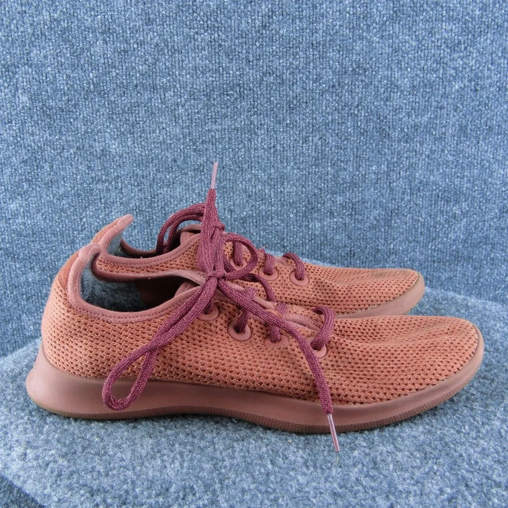 Allbirds Tree Runner‎ Men Sneaker Shoes Orange Wool Lace Up Size 9 Medium